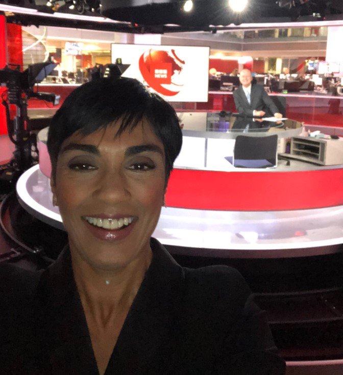 A BBC News star was showered with support after she paid an emotional tribute to the show ahead of her last broadcast