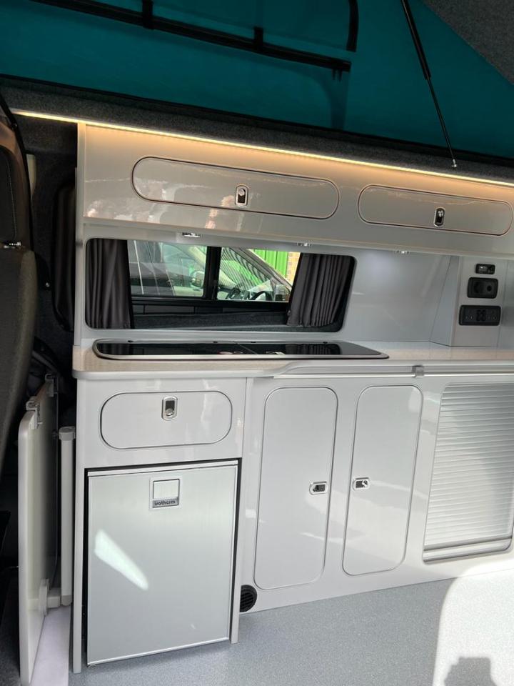 Mark Swann's camper conversion included some luxury kit