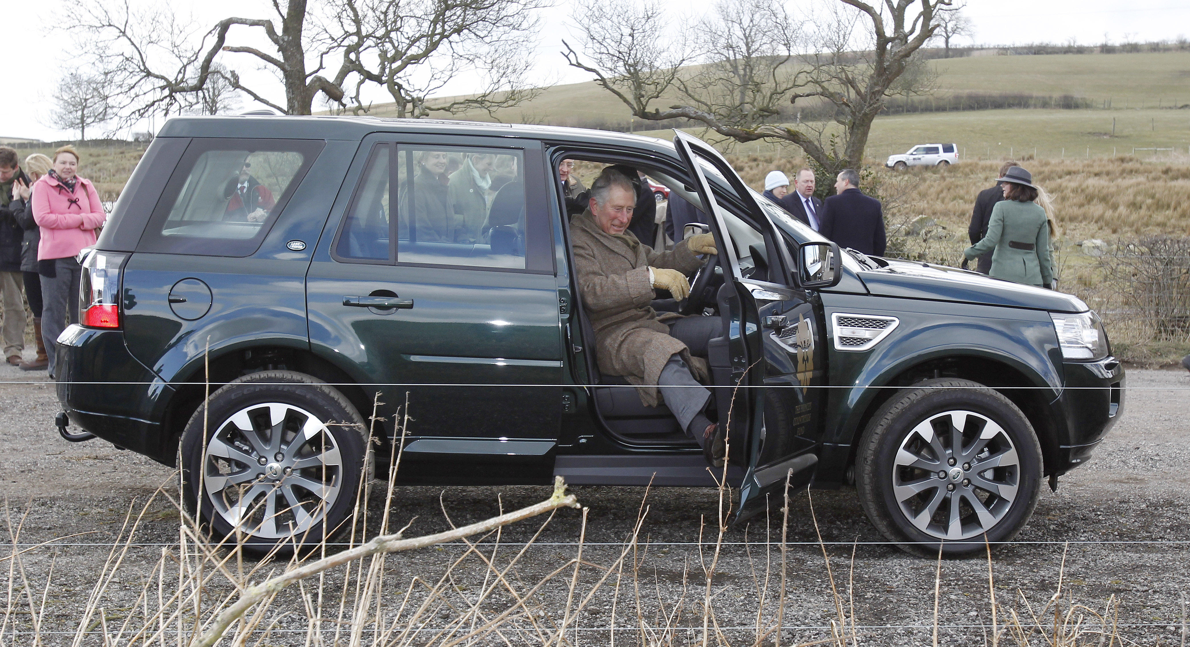 The new King does appreciate a Land Rover - using them regularly for visits and engagements.