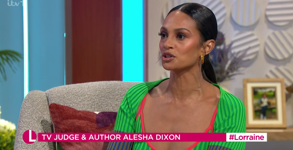 Britain’s Got Talent judge Alesha Dixon has opened up on the ‘surprise’ bruises she received from a co-star