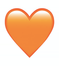  The orange emoji can be used by friends to send encouragement