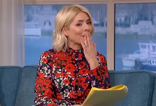 Holly Willoughby apologised as Phillip Schofield laughed