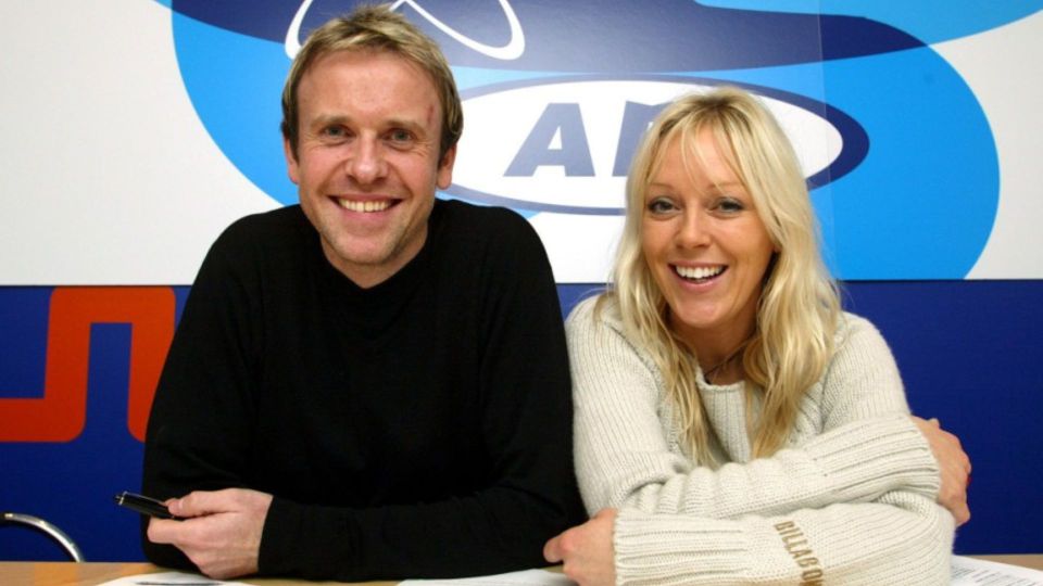 Former Soccer AM hosts Lim Lovejoy and Helen Chamberlin