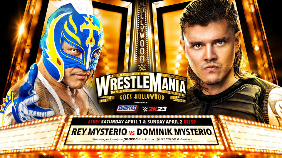 Rey Mysterio will face his son Dominik Mysterio at WrestleMania 39