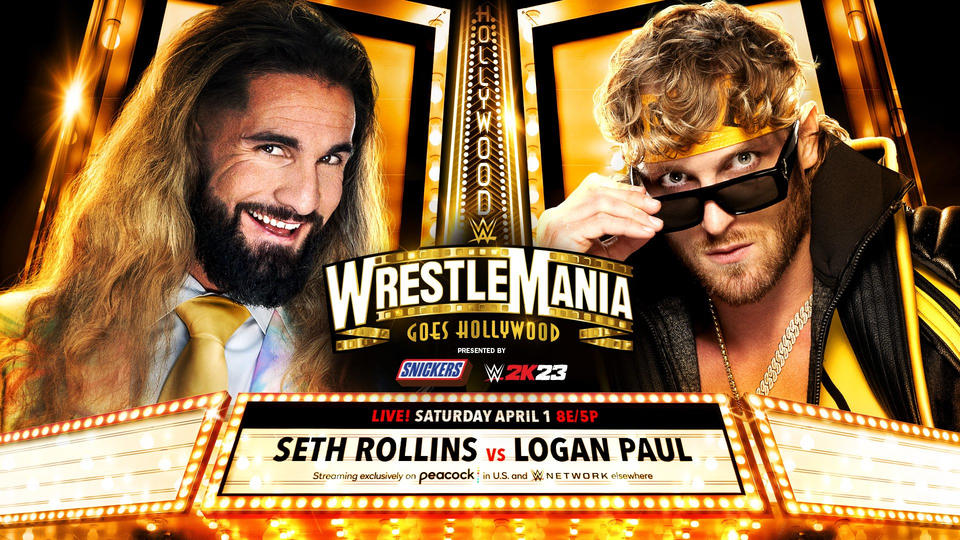 Logan Paul and Seth Rollins are set to face off at WrestleMania 39