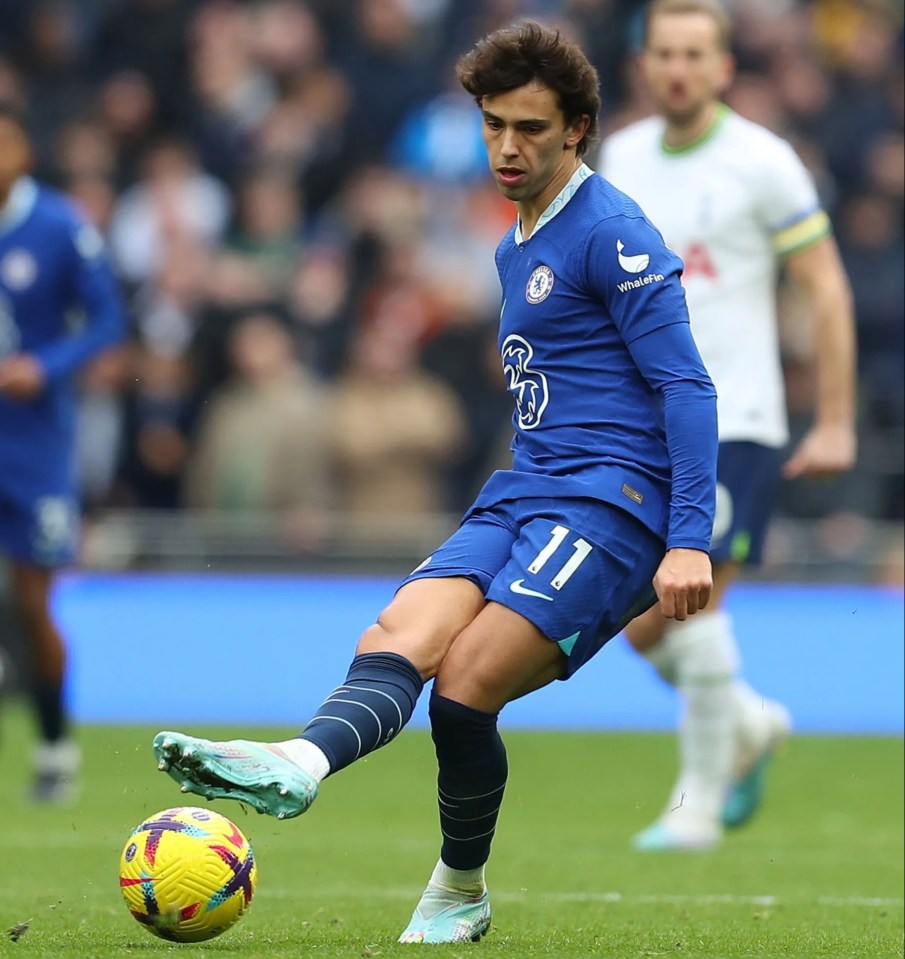 Joao Felix joined Chelsea on loan in January