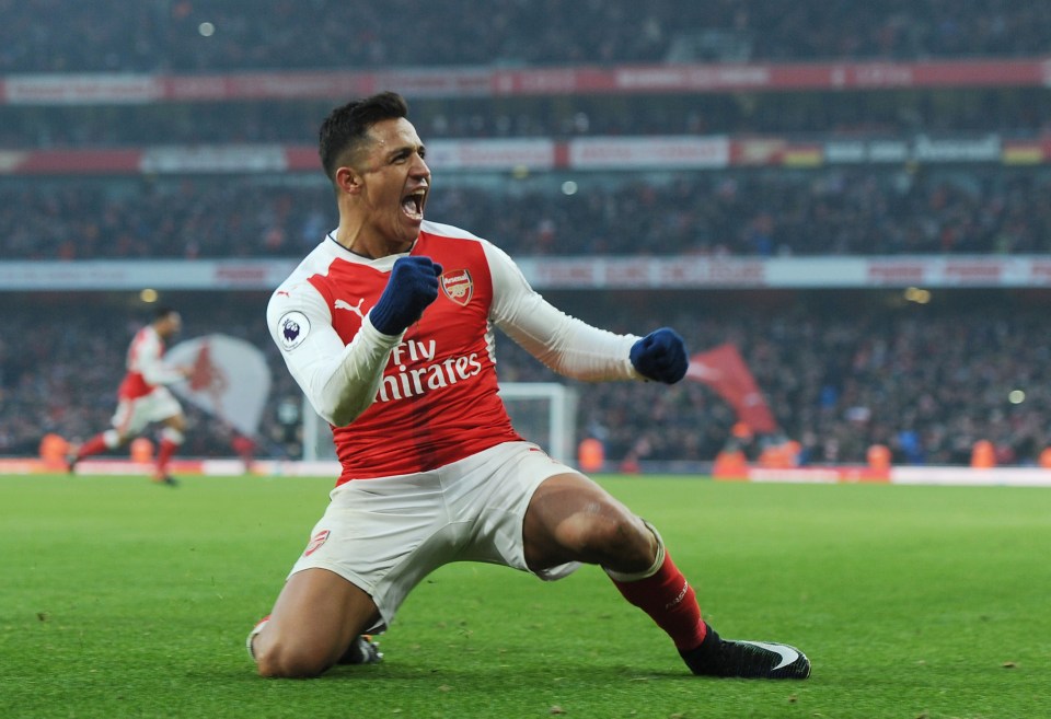 Alexis Sanchez was in the form of his life at Arsenal