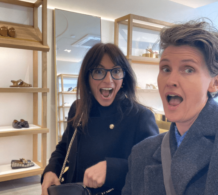 TV exec Anna revealed her and Davina had breakfast together then went shoe shopping