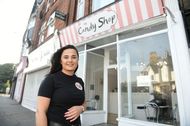 The savvy businesswoman applied to the local council to switch her sweet shop into a cocktail bar and cafe