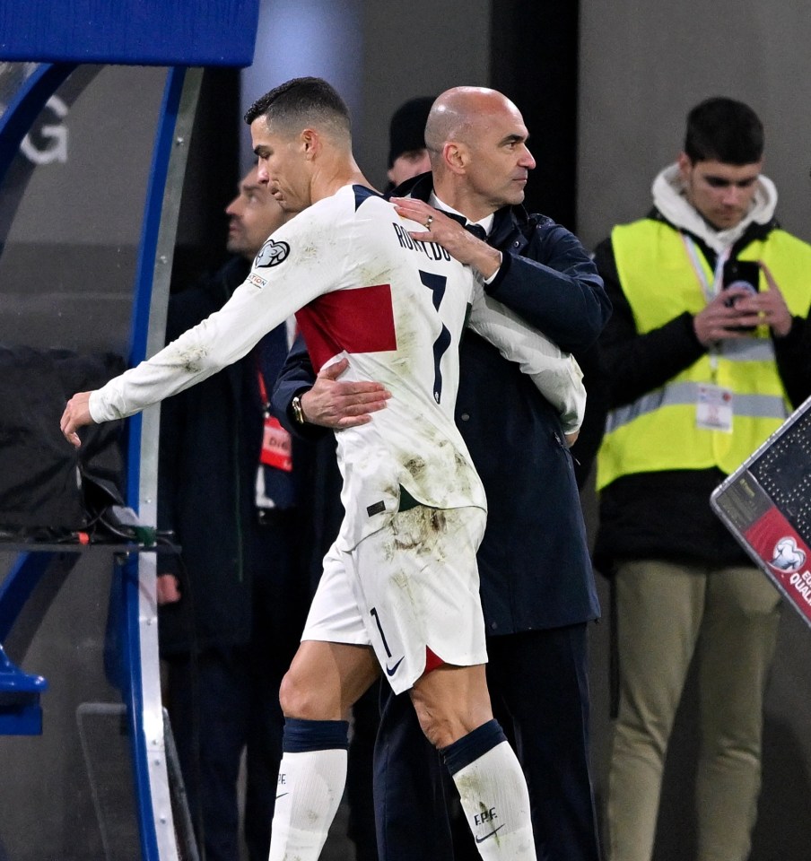 Roberto Martinez replaced Fernando Santos in the dugout