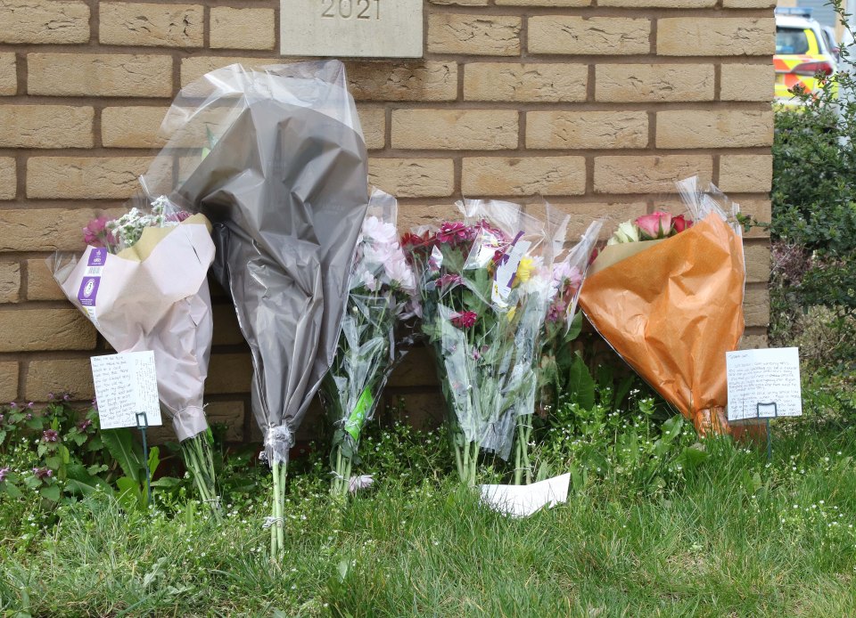 Floral tributes at the scene in Bluntisham remembered Joshua for his 'laugh' and his dad Gary for his 'bubbly personality'