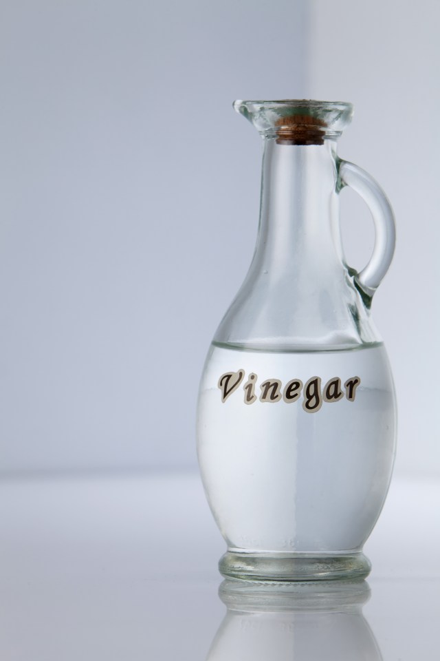 According to many cleaning enthusiasts, white vinegar is extremely effective for banishing moss