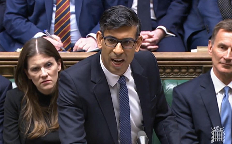 Rishi Sunak does not plan to whip his MPs if the partygate report recommends punishing Boris