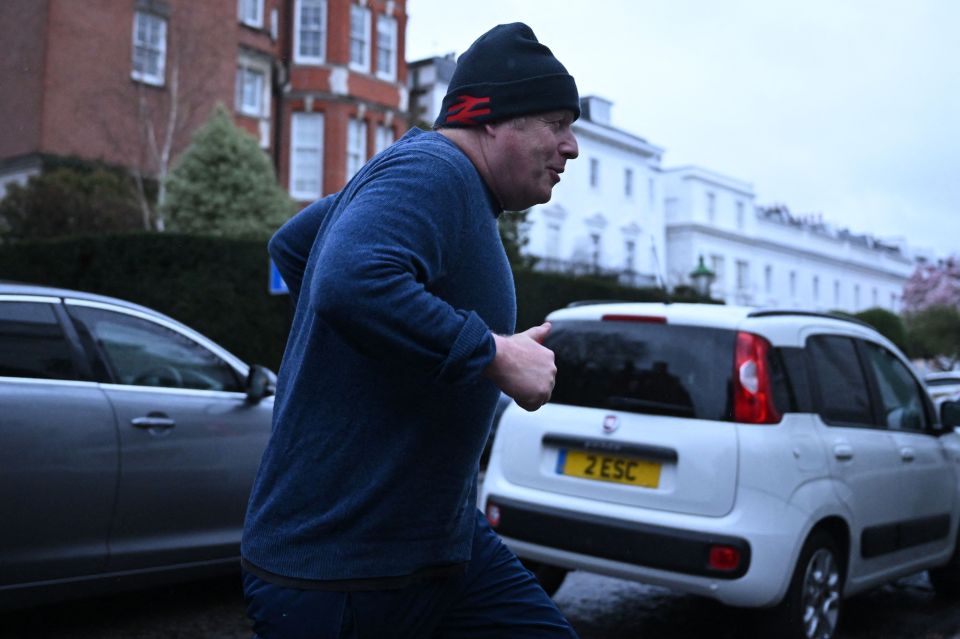 The ex-PM went for a run this morning ahead of the major showdown