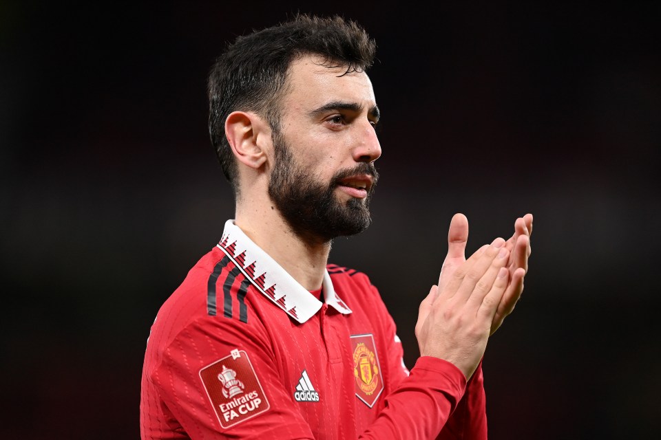 Bruno Fernandes was the second star named by Neville after United's defeat at Brentford