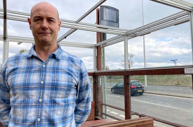 Fuming cafe owner Paul Hooper slammed drivers who speed past his cafe