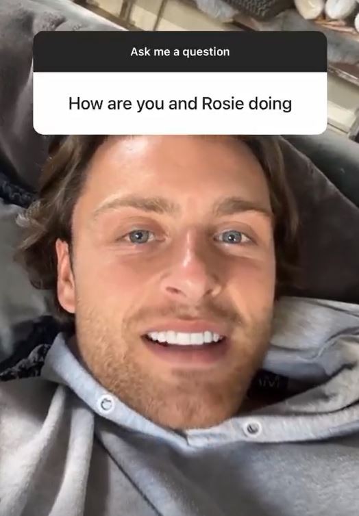 Casey addressed his relationship with Rosie during the Q&A