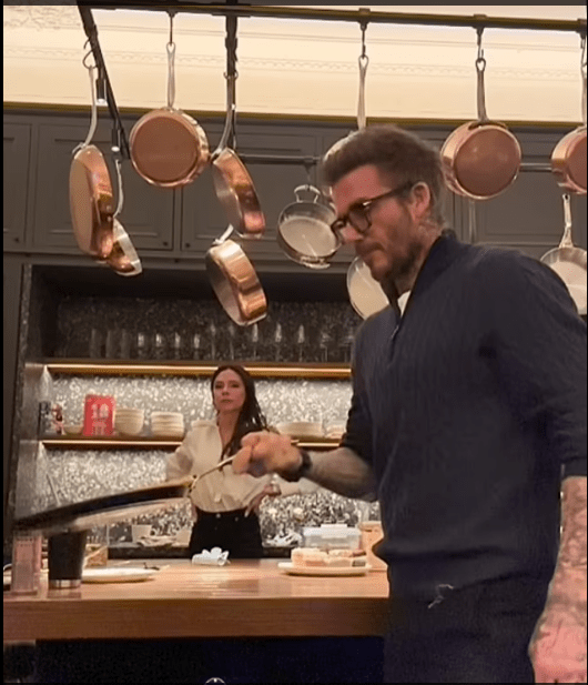 David Beckham showed off his incredible luxury kitchen worth £50k