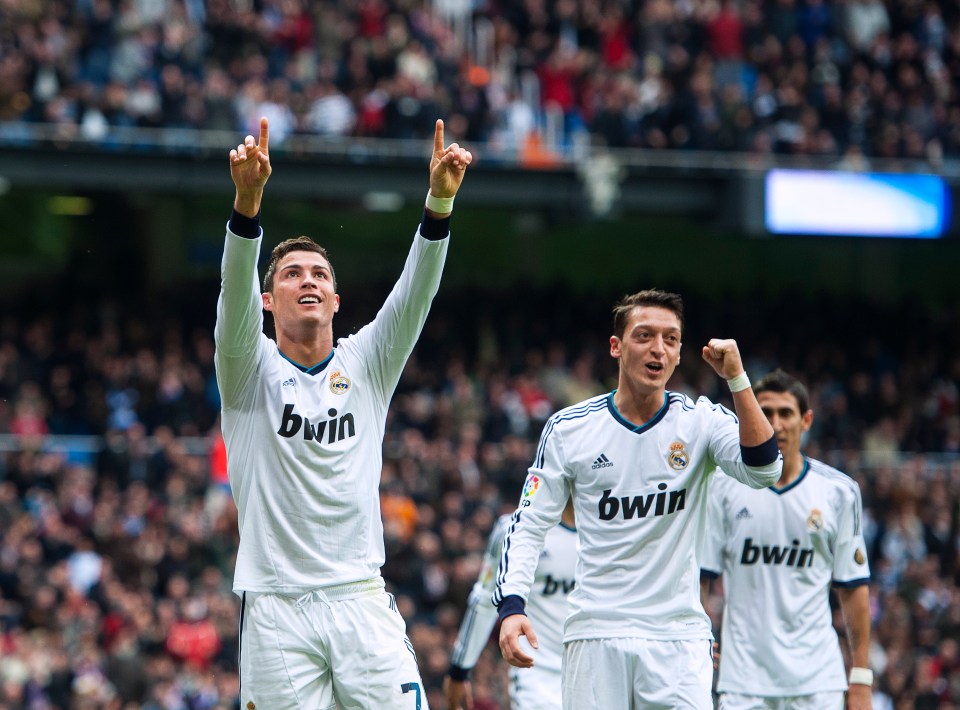 Ozil hailed Cristiano Ronaldo as the “best in the world”