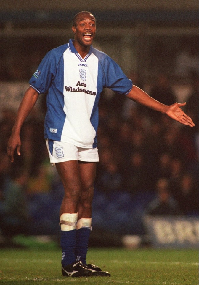 This 6ft 7in former Birmingham striker was the tallest player in the Football League