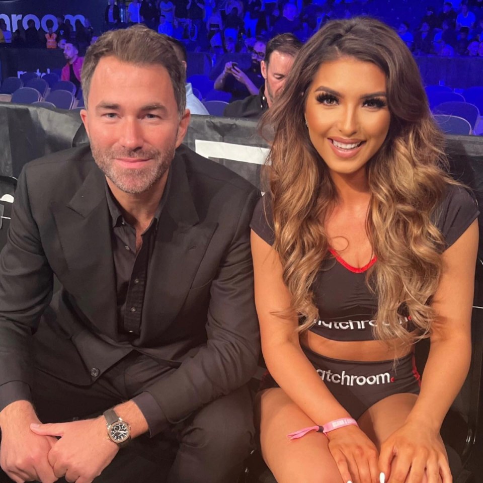 Chloe now works with Barry’s son Eddie Hearn