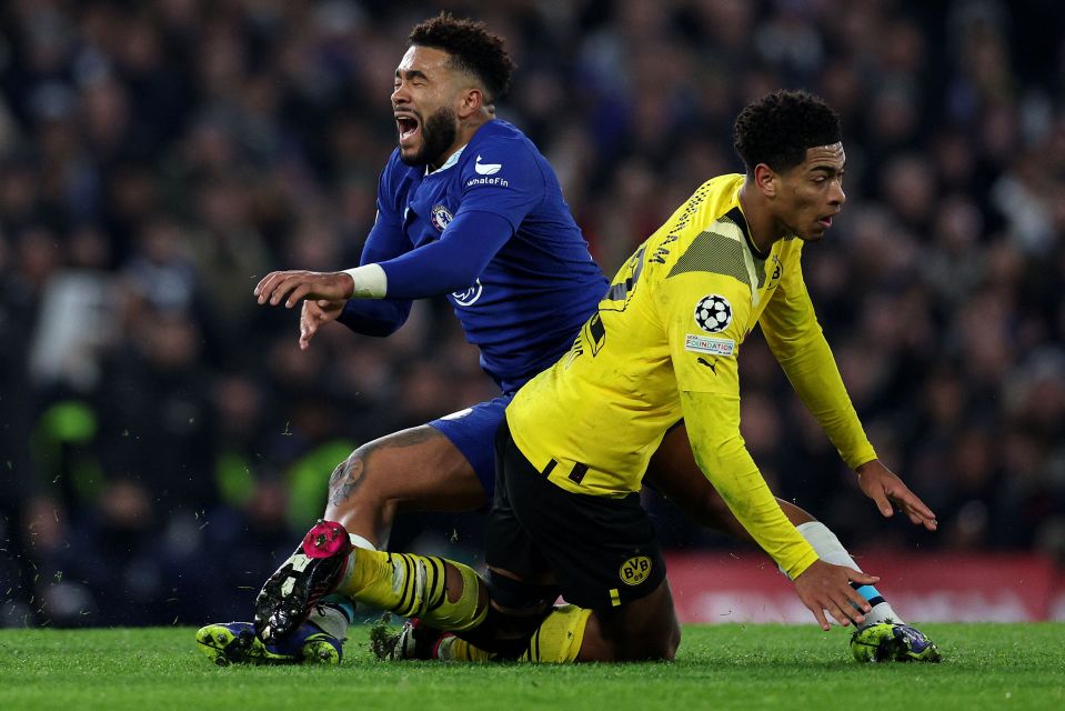 Reece James was on the receiving end of a horror challenge by Jude Bellingham