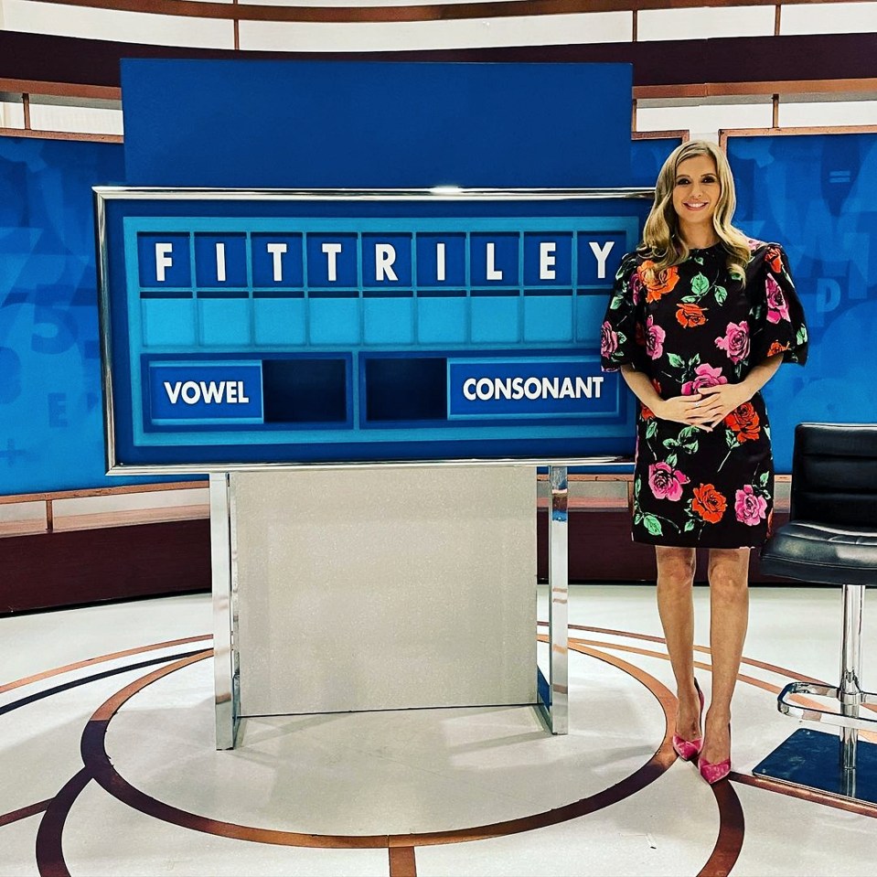 Rachel Riley said she is forced to keep a straight face when spelling a rude word