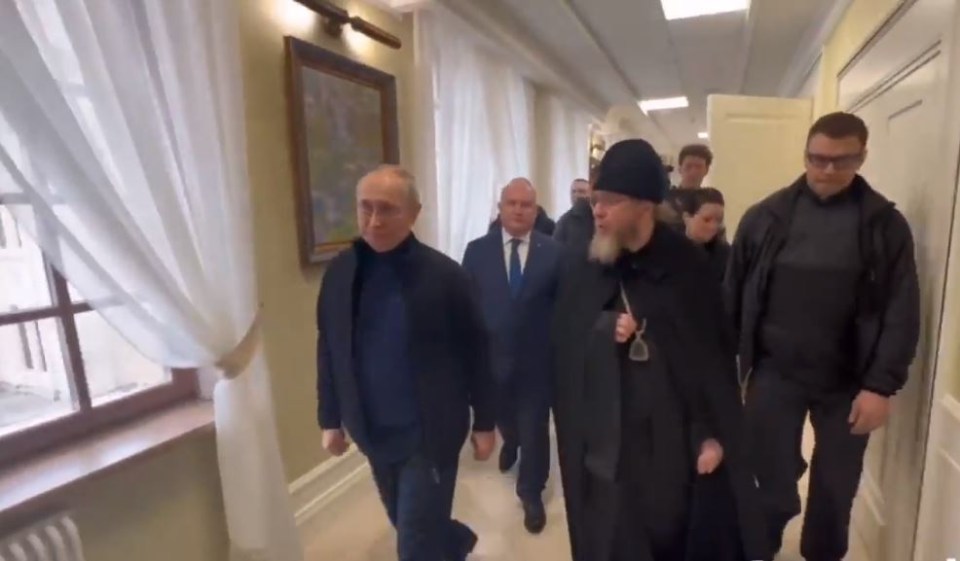 The Russian president paid a visit to the disputed Crimean peninsula