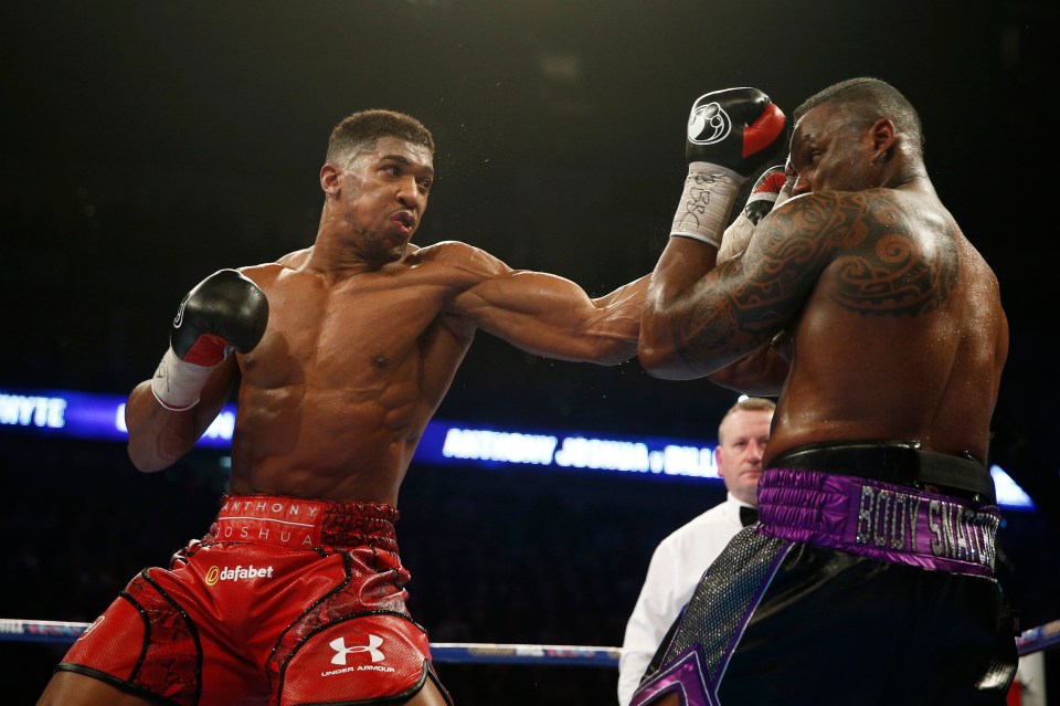 Anthony Joshua beat Dillian Whyte in 2015