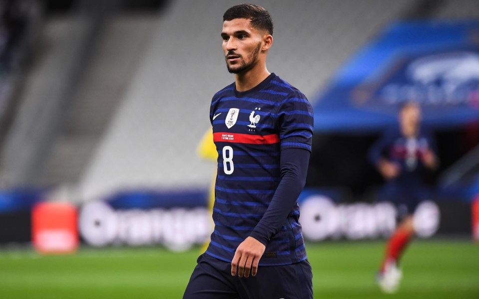 Houssem Aouar made one appearance for France in 2020