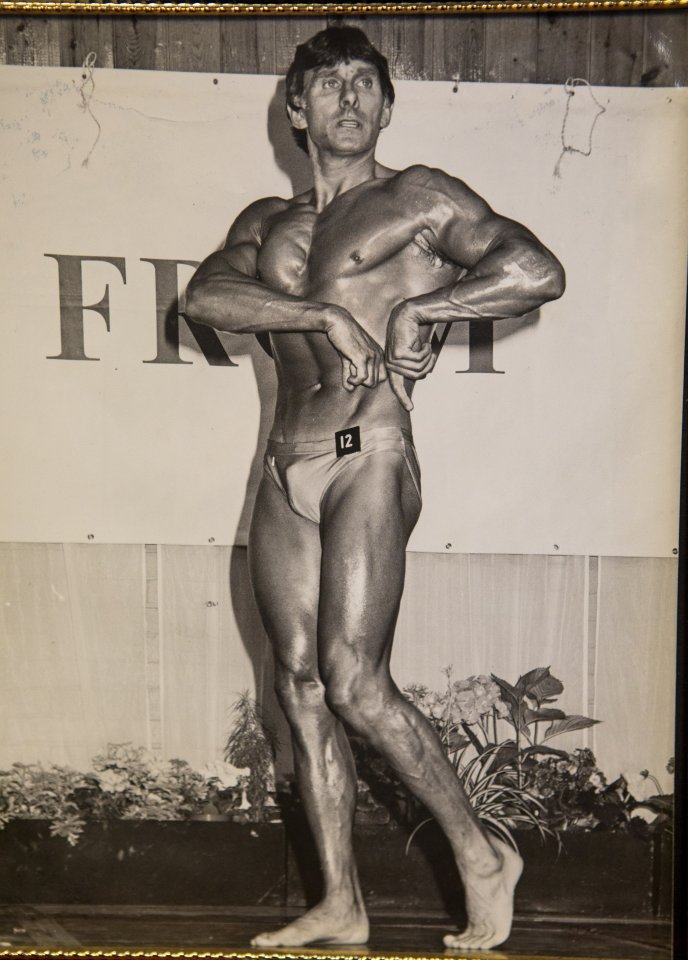 Ted aged 63 at the Welsh Championships in 2004