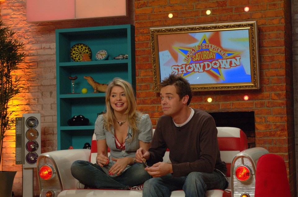 Holly Willoughby and Stephen Mulhern were the first presenters to appear n the channel in 2006 with Saturday Showdown