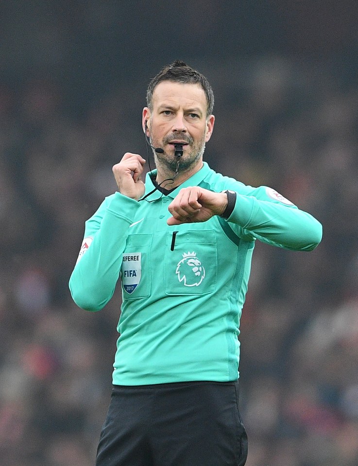 Mark Clattenburg took charge of four of the Foxes' league games that season