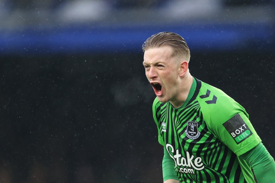 Tottenham are interested in Jordan Pickford