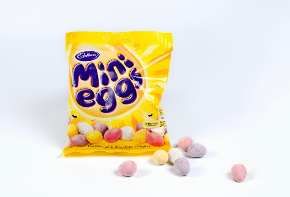 Family size bags of mini eggs have shot up from £3 to £3.50