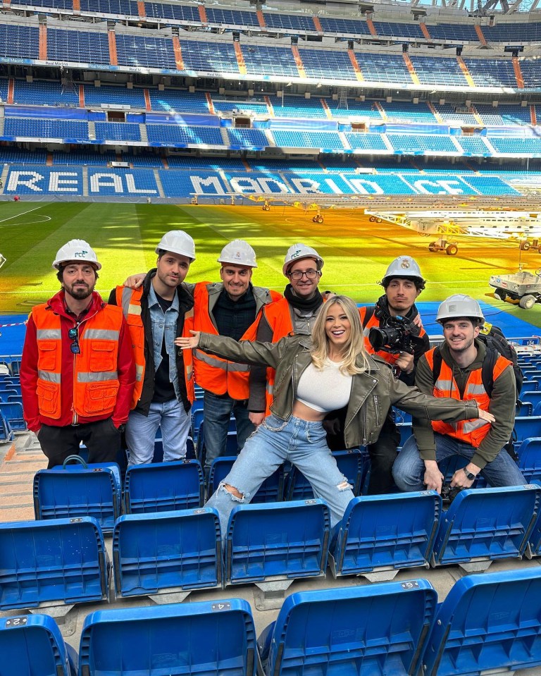 Diletta checked out the latest Bernabeu renovations