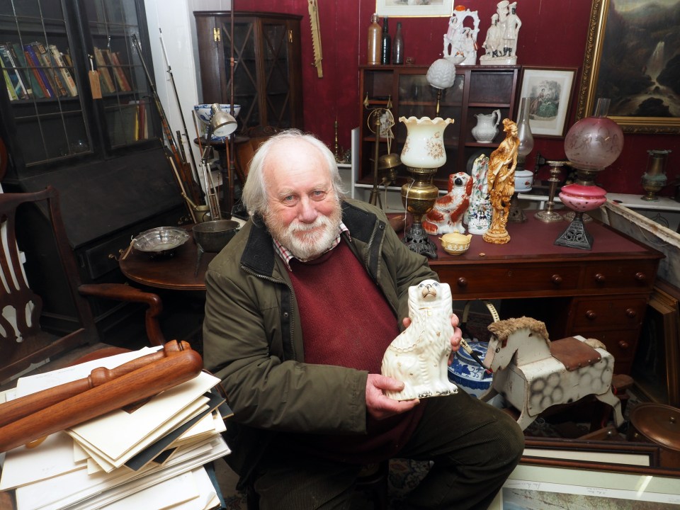 Peter Libby owns the local Antiques shop and said he wouldn't describe the town as 'cool' - but he still loves it