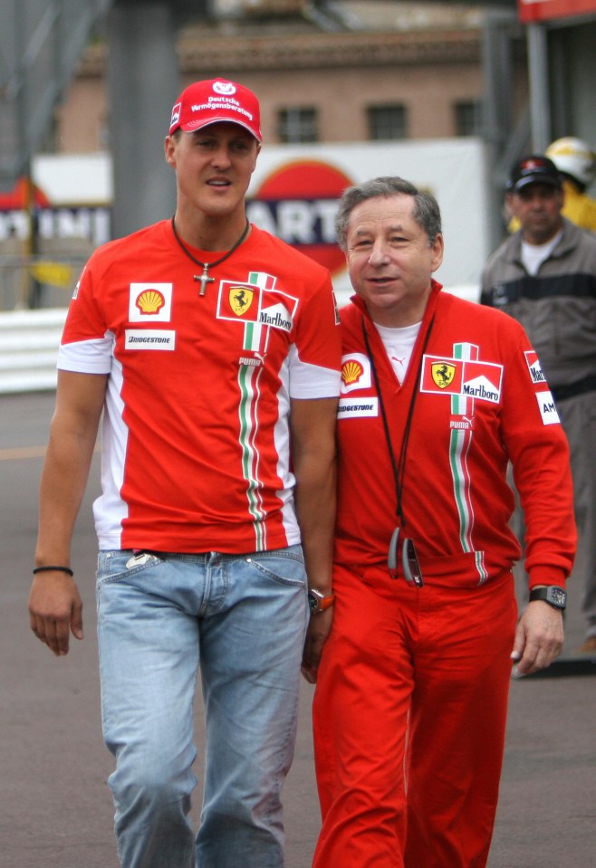 Schumacher and Todt became great friends during their time at Ferrari