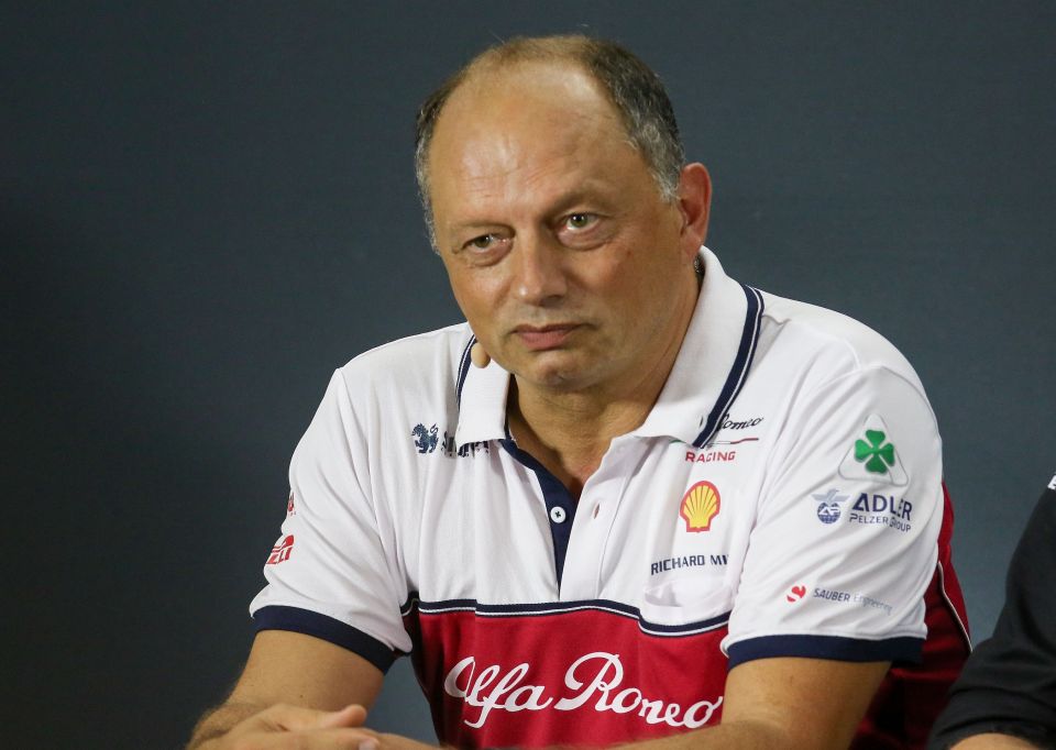 Frederic Vasseur took over from Mattia Binotto this season