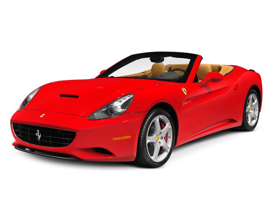 His Ferrari California set him back a staggering £290,000