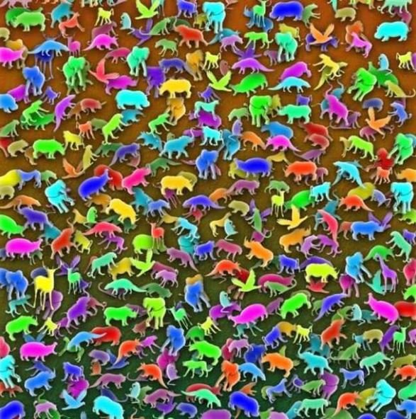 There's a hidden giraffe somewhere in this image