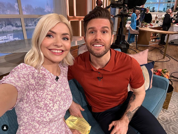 Joel Dommett stepped in with Holly on Wednesday and Thursday