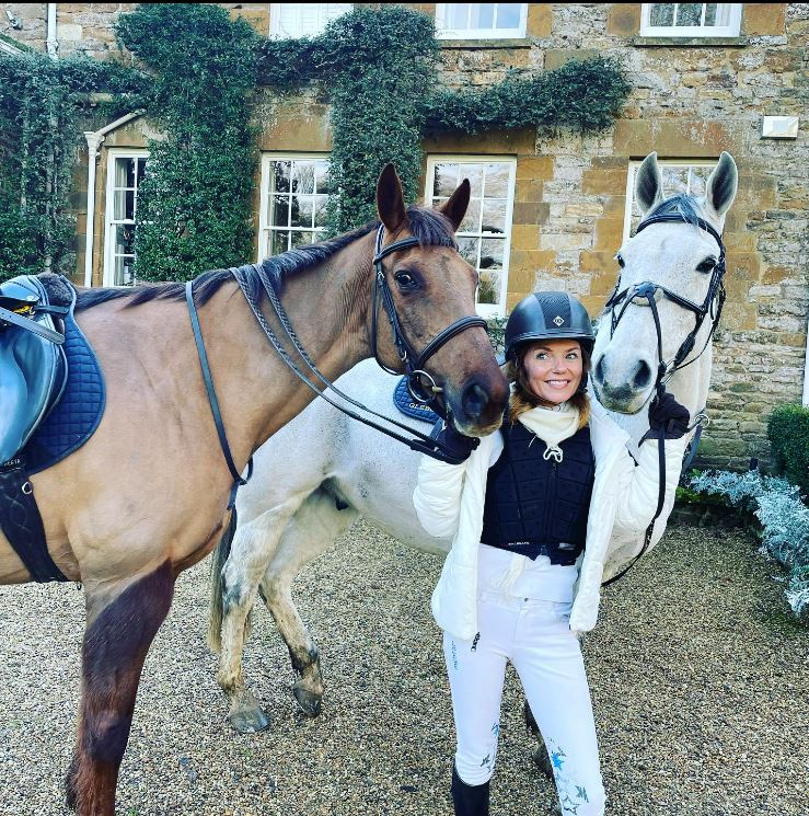 The couple share a stunning country home in Oxfordshire