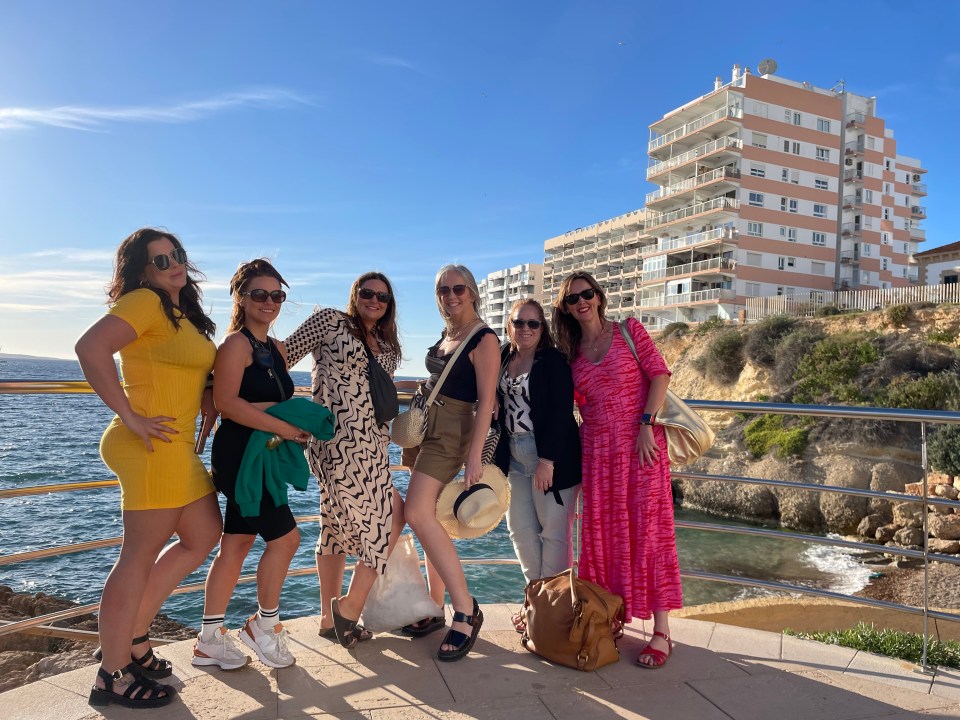 A group of six mums travelled to Ibiza for a mini-break between the school runs