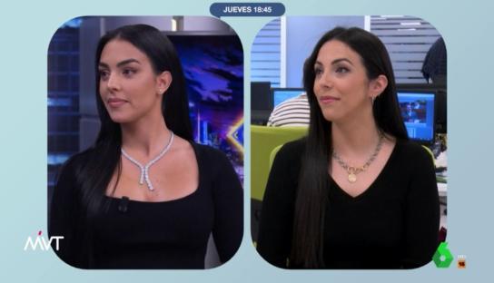 Georgina Rodriguez's double works for Spanish TV