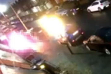 Shocking video shows him being lit on fire in Birmingham