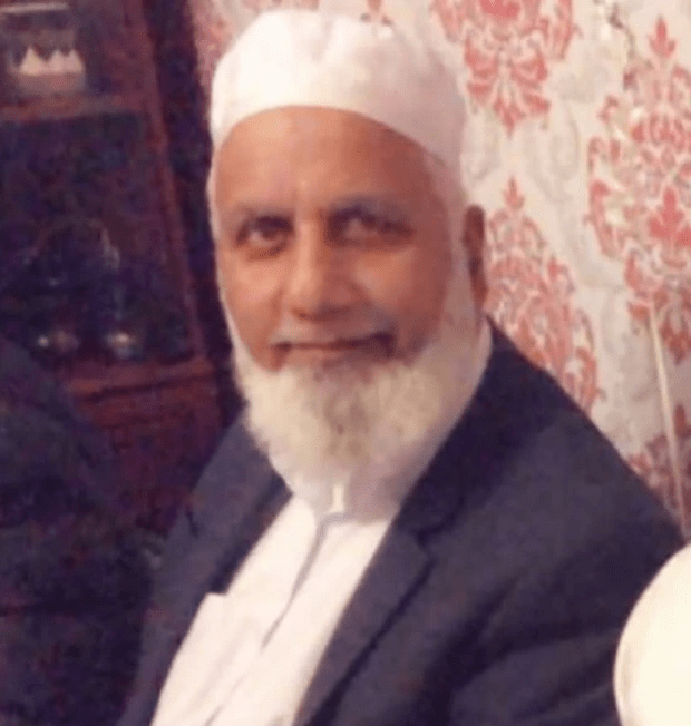 Mohammed Rayaz, 70, was left with burns following one of the horror attacks on Tuesday