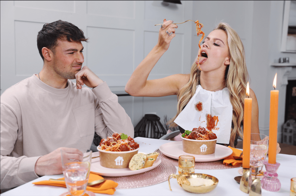 Tasha and Andrew have teamed up with Just Eat