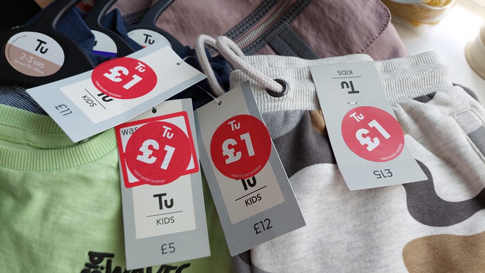 Shoppers have been dashing to their local Sainsbury's to get their hands on cut-price kids' clothes