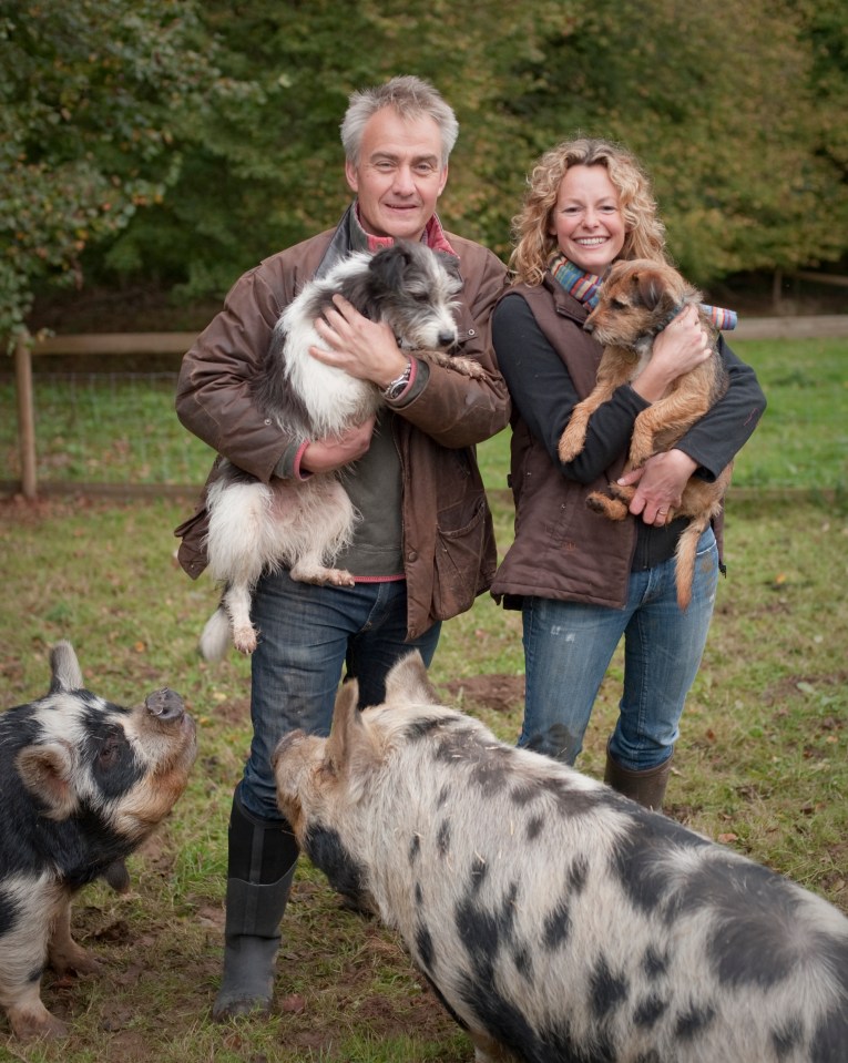 Ludo Graham with his famous wife Kate Humble